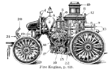 Webster's 1911 fire engine engraving