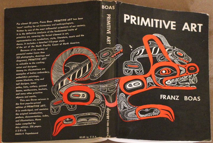 Book Jacket: Primitive Art by Franz Boas