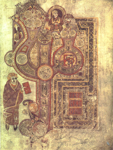 Illuminated manuscript, Book of Kells, see text