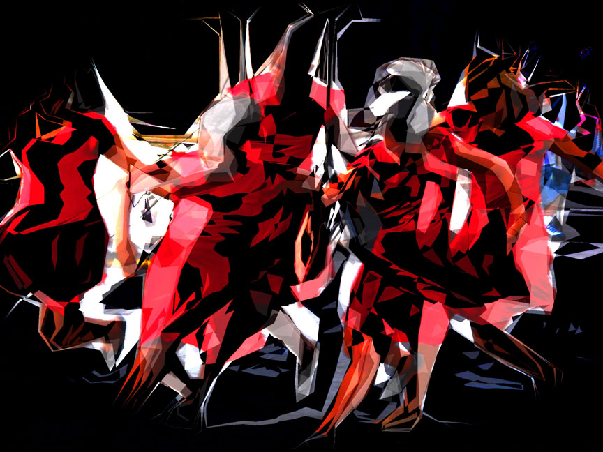 abstract dance of color: NYNY, 21st century