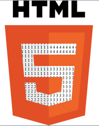 HTML5 logo order of 4 paths making the 5