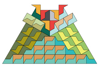 A pentagonal half of a rectangle