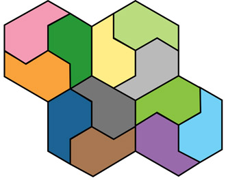 The twelve thirds of a hexagon