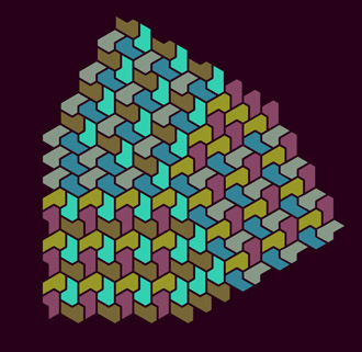 Heptagonal thirds of a hexagon