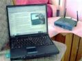 laptop and wireless access point